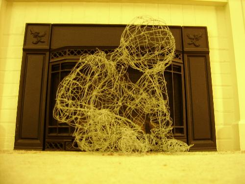 wire baby - steel wire , created june 2008 , shannonjyl