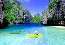 palawan.. - one of the famous beaches and places here in the Philippines..oh! I'd love to go in there and see the beauty of that place..