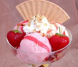 ice cream - strawberry