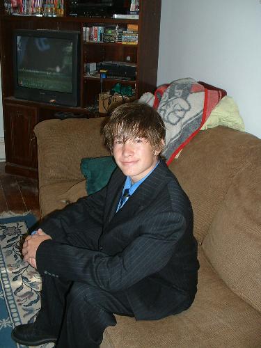 This is me right before first dance i ever went to - Why ddnt i go to more i wonder....