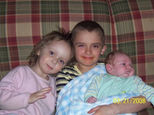 precious cargo - brother and sister love there new baby brother