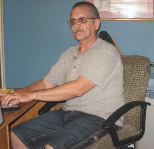 Grandpa Bob - This is me hard at work doing myLotting.
