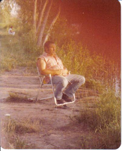 Dad fishing - This was his favorite pass time.