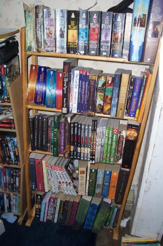 The books I own - These are all the books I own, well not every one of them I do have some scattered everywhere