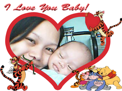 iI love you baby - mother with baby