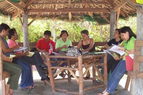people - reporting of LGU and etcd staff during the midyear review of production accomplishment at sariaya, quezon, june 12-13, 2008