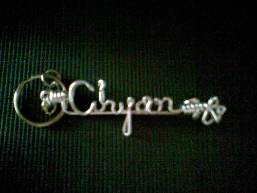 my keychain - It was bought by my dad when he was on a working trip. What i can say is that it is a very nice gift.:) I like it very much.