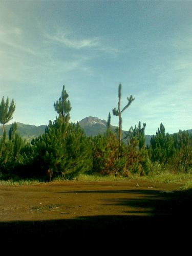far view of mt. apo - panoramic view of mt. apo, the highest peak in the Philippines