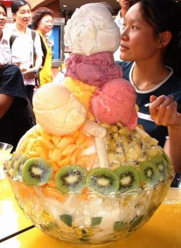 Big combo ice cream - The biggest I have seen and wish I will enjoy it some day. Can it be any bigger, I wonder :))