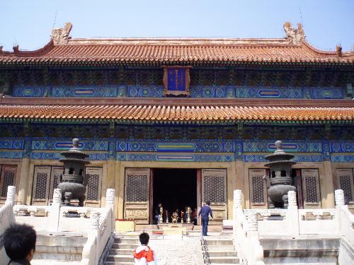 Tomb of the Qing Dynasty emperor in China - the Outward appearance of Mausoleum