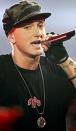 Eminem - rapper Eminem preforming