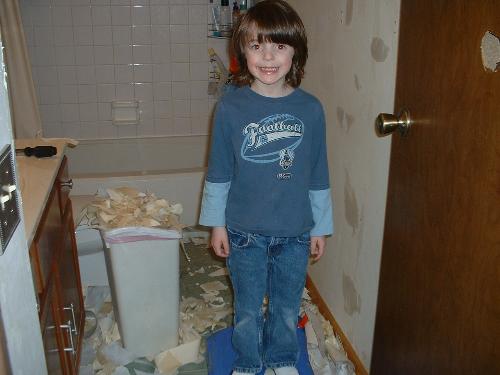 Bathroom - Beginning of bathroom demo!