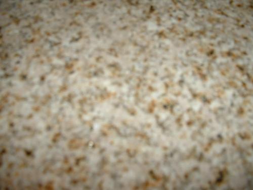 Bathroom - New counter top -- Harvest Gold Granite
