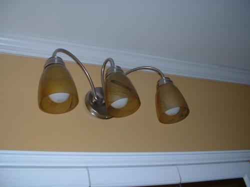 Bathroom - New light fixture