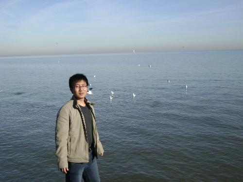 Me-in Holland! - The North Sea!