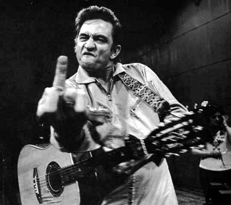 johnny cash - a profile pic of johnny cash, the most rad pic there is