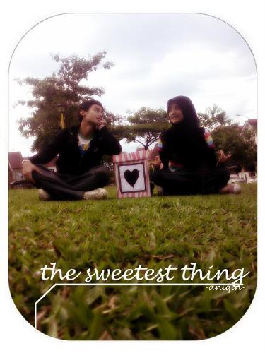 The Sweetest Thing:) - I like taking pictures and we just used self-timer:) We don't hire a photographer. And I'm the one who set the self-timer and the angle;)