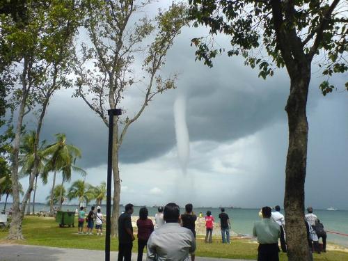 tornado @ penang, malaysia - this some picture that my friends take in penang, malaysia. It was a small tornado.
