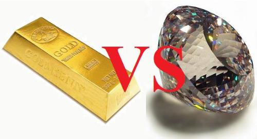 Gold VS Diamond - Gold VS Daimond, which do you think worth more?