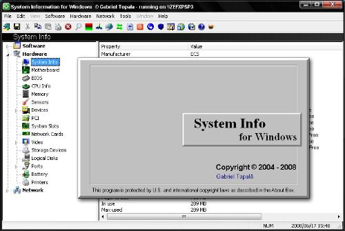 System Information for Windows - Utility to ID devices and software in your system.