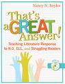 Answer - Thats the Great Answer