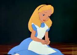 Alice in Wonderland - this is a scene from Walt Disney's Alice in the Wonderland