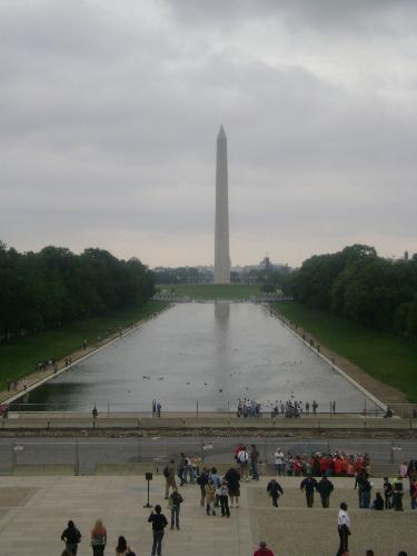 Washington Monument - On our trip to DC I took a picture while standing in the place where Martin Luther King Jr stood giving the speech 'I have a Dream'