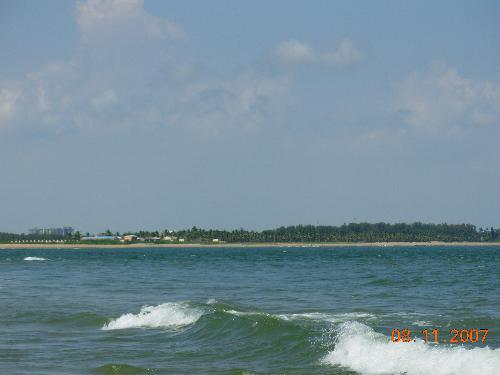 kovalam beach at chennai. - it is one of the most beautiful beaches in chennai.