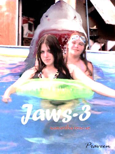 funny pic  - Sam in danger ....... rescue her ......lol