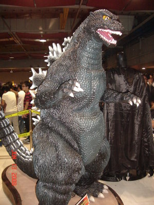 Godzilla is that you? - its a dinasaur figure in the phil toycon held at SM MEGAMALL MEGATRADE HALL
