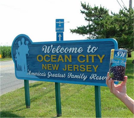 OCNJ...and some beans! - This was my favorite beach town...until it got so crowded that you can't move! I grew up here, coming nearly every summer (Haven Avenue, right off the tracks and Central)...now my aunt was fortunate enough to purchase an older home there, and it's so nice--it's a SINGLE! Woo-hoo!