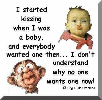 Baby  - Kissing a baby is very good but one should know that kissing a baby also can give him a disease.