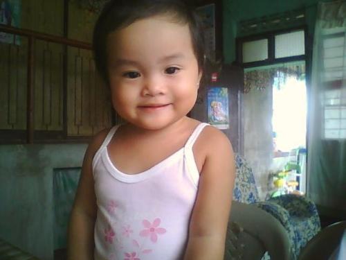my daughter - my lovely daughter..the cute ate she is.