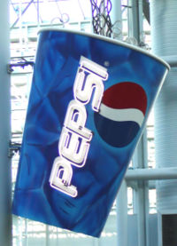 A Cup of Pepsi - Pepsi Cola, a popular soft drink.