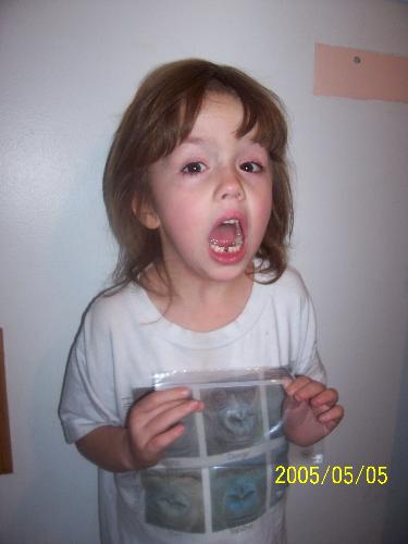 katie - Katie lost her first tooth