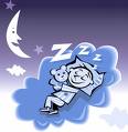 Sleep - Cartoon.. sleeping on cloud zzzz.