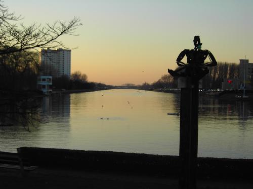 Watersportbaan - Watersport street, made specialy for rowing races in the 1950's