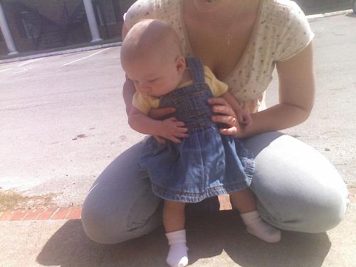 my baby girl - standin up shes gettin so big
