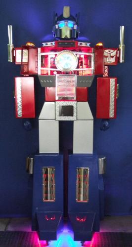 Transformers CPU - This guy must have been a real Optimus Prime fan! He really brings a whole new dimension to the phase 'More than meets the eye'