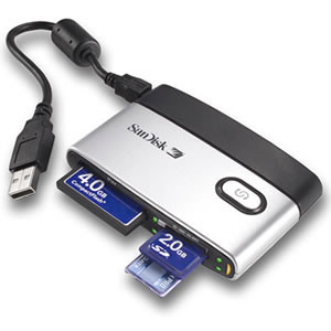Card reader - Plug in type card reader for USB.
