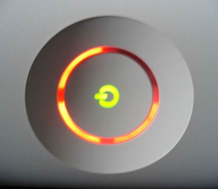 The infamous red ring of death - it happened.  This means your 360 has suffered a general hardware failure. Call Xbox support immediately and get it sent in to get repaired!