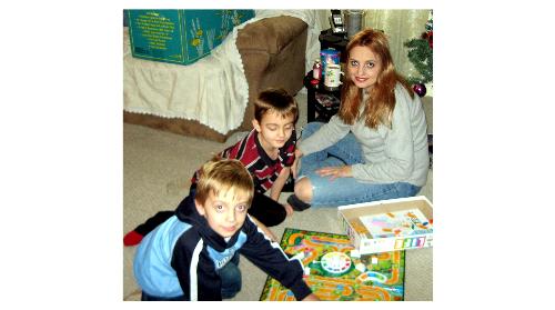 Christmas Picture - Here is a picture of me and my boys.