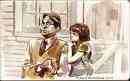 Atticus and Scout Finch - Scene from to Kill a Mockingbird.