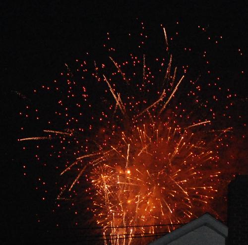 fireworks - taken from our yard