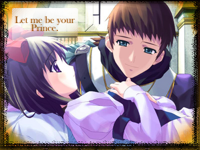 I want to be your kinght in shining armor... - Another anime pic of a princess and his knight/prince...