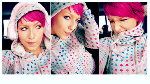 pink girl - upload by dzieffczynka