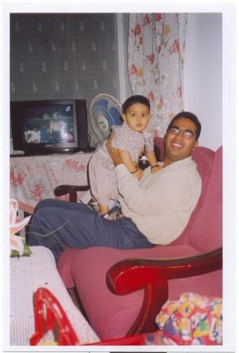 Ashraf & Shareef - Myself and sweet little cousin Shareef.