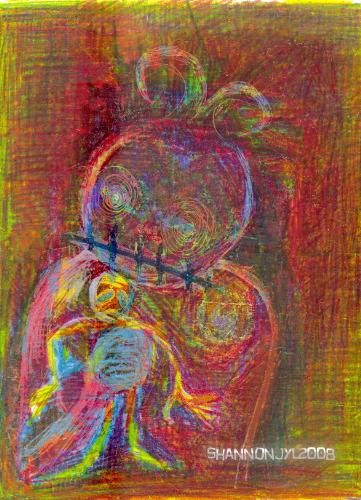playing with crayons - crayons on white paper