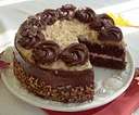 Chocolate cake though mine wasnt as fancy!!! - Chocolate cake, yum yum!!