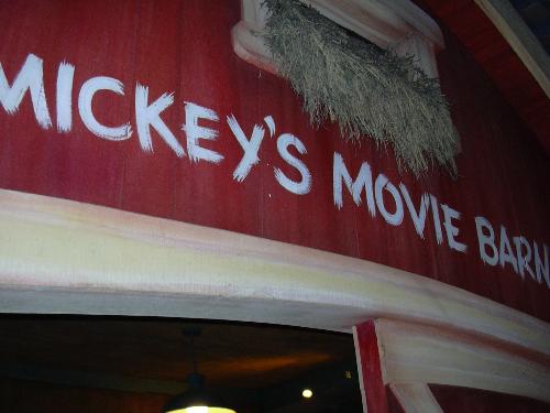 Mickey Mouse - this picture is mickey's movie barn.